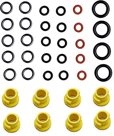 YUYUEMI Set di guarnizioni O-Ring di ricambio per ugelli per tubi, in gomma, per idropulitrice Karcher K2 K3 K4 K5 K6 K7 (kit da 37 pezzi)