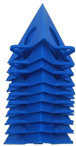 Bollisate Painting Pyramid Stands - Reusable Painters Pyramid Rack - 40x Portable Art Projects Supplies, House Drawing Supplies for Staining, Pouring