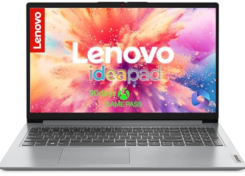 Lenovo IdeaPad Laptop de 15.6 pulgadas • 20 GB de RAM • 1.6 TB de almacenamiento total (639 GB combinado integrado + 1 TB de almacenamiento en la nube) • Intel Celeron • Gráficos Intel UHD • Batería