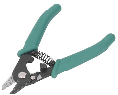 Peladora de fibra óptica, herramienta de crimpado y pelado de fibra de 3 puertos Permite pelar la capa protectora exterior de las fibras Con agarre cómodo Para redes de fibra óptica industriales
