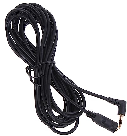 LXJLXD Cable adaptador macho a hembra de 2,5 mm a hembra 90 en ángulo recto para auriculares