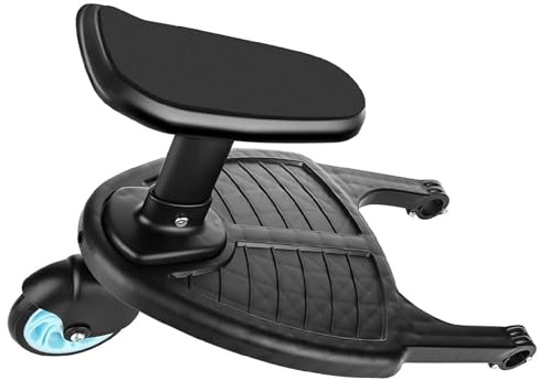 ARATERVIO Buggy Board Trittbrett mit Sitz für Kinderwagen Rollbrett für Kinderwagen Rollbrett Rollbrett Board Blau (Nicht Universell)