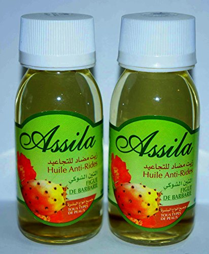 1 flacon en verre de 60 ml – Huile de figue sucré – Assila – Tous types de peau – Anti-rides