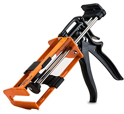 JES Innovations - Pistola per cartucce 26:1, 200 ml (1:1 e 2:1) ad alta spinta a doppio componente