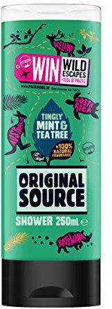Original Source Mint and Tea Tree Shower Gel, 250ml (Pack of 6)