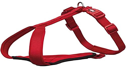 Trixie 1998103 Geschirr-Y Premium, 30-35 cm/10 mm, Rot, XS