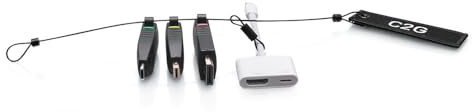 C2G Adaptateur HDMI DP mDP USB-C Lightning