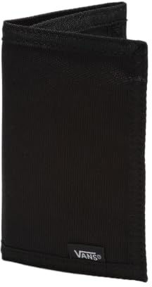 Vans - SLIPPED, Accesorio de Viaje- Billetera Plegable Triple de los Hombres, Negro, One Size - VN000C32BLK1