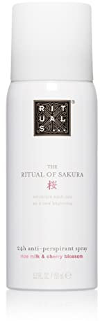 RITUALS Antitranspirant Deodorant Spray von The Ritual of Sakura, 150 ml – Mit Reismilch & Kirschblüte – Hautpflegende & Hauterneuernde Eigenschaften