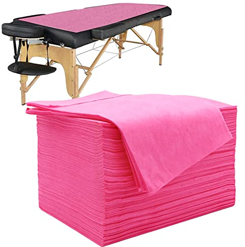 Luriseminger 100pcs Einweg Bettlaken für Massageliege, Massageliege Auflage Einweg Einmalauflagen Massageliegen für SPA Tattoo - 80 x 180cm