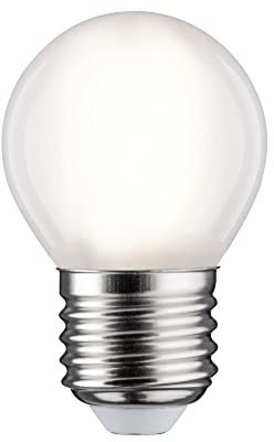 Paulmann 28920 LED Lampe Tropfen Filament E27 230V 470lm 4,8W 4000K Matt Lampen Glas Leuchtmittel