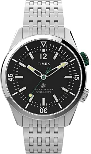 Timex Herren Analog Quarz Uhr Waterbury Dive