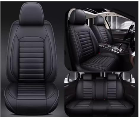 Auto Sitzbezüge Sets Für Dacia Duster 2.Gen 1.Gen HM HS 2010-2023 2024 2025, PU Leder Autositzbezüge | Wasserdicht Atmungsaktiv Schonbezüge Autositz Sitzschoner Zubehör | Wasserdichtes 5 Sitze ( Color