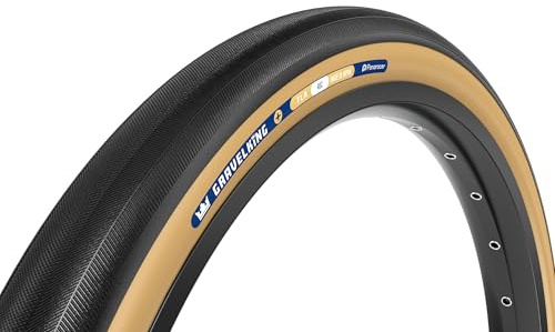 Panaracer Gravelking Slick Plus TLR slanglöst färdiga, hopfällbara däck – ZSG grusförening – punkteringsbeständig – pärllåsteknik – 120 Tpi TuffText + hölje med dubbla lager – gruscykeldäck