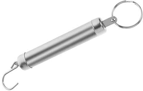 MAGICLULU Báscula Mecánica de Resorte Fácil de Usar y Portátil para Cocina con Gancho de Acero Inoxidable Capacidad 5kg para Pesar Equipaje en Interiores