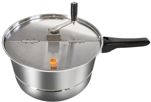 Popcorn Pot Fabricante de Palomitas de Acero Inoxidable Sin