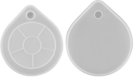 HOODANCOS 4 Stück Untersetzerform Geode Runder Untersetzer Untersetzer-kunstform Untersetzer Diy Manuelle Form Untersetzer Diy Anleitung Epoxid-untersetzer De Para Gelatinas Weiß Kieselgel
