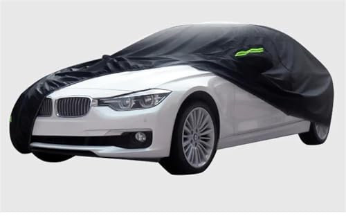 PUNICS Vollgarage Autoplane Universal Volle Auto Abdeckungen Indoor Outdoor Parkplatz Abdeckung Wasserdicht Schnee Regen Sonnenschutz Auto Schutz Abdeckung Für SUV ORV Fließheck Limousine(XXL)