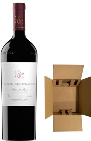 Capellanes Crianza 2022 - Vino Tinto de Ribera del Duero | Crianza | 14.5% Vol. | Variedad Tempranillo | Disfrutar con los tuyos | 1 Botella 75cl| Nueva Añada Espectacular