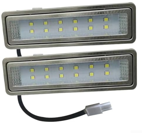 Advokingtap 2PCS Kitchen Hood LED Light DC12V Rectangular Cold Light Lamp for Stove Hoods Bright Efficient Lighting Easy Installation