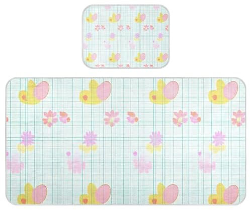 Kühlende Baby-Matratze für Stubenwagen, 71,1 x 132,1 cm, saugfähige Bettunterlage für Kinder, Erwachsene