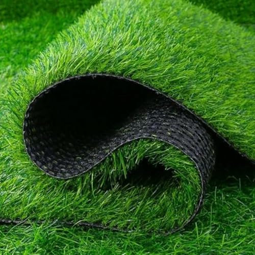 WLCNYL Recinzione in Erba Artificiale per Balcone Interno, Parete in Prato Finto Verde con Piante di plastica (2 * 3 m)