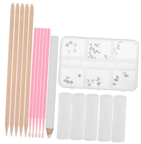Gogogmee Kit Gioielli Dentali con Brillantini Cristallo per Sorriso Glamour Set Fai da Te con Forma di Cuore e Decorazioni Dentali Facili da Applicare per Feste e Cerimonie
