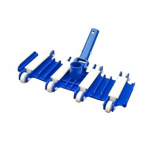 Gralara Spazzola Aspirafango Piscina Uso Multiplo Testa Aspiratore Piscina Pesi Extra Testa di Pulizia Subacquea per Manutenzione Acqua, Array, Blu E Bianco, Testina Spazzola Per Piscina 14 Pollici
