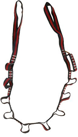 Gazechimp 22KN, 110cm Bandschlinge, Daisy Chain, Klettern, Abseilen, Aufsteigen Schlinge