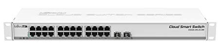 Mikrotik CSS326-24G-2S+RM Gestito Gigabit Ethernet (10/100/1000) Supporto Power over Ethernet (PoE) 1U Bianco switch di rete