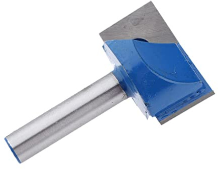 Fenteer DIY Nutfräser zweischneidig, aus HM für Lange Lebensdauer, 8mm Schaft, Schneiddurchmesser Auswählbar, 8x30mm
