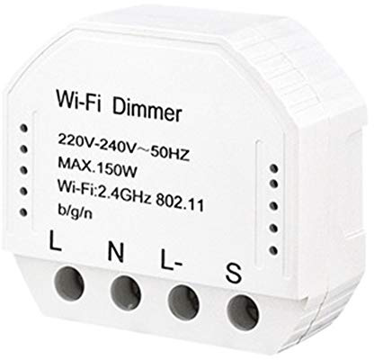 Variateur d'intensité WiFi 150 W 220 V-240 V Home Voice Interrupteur automatique sans fil LED Minuteur électronique Smart Multifonction Module de contrôle à distance