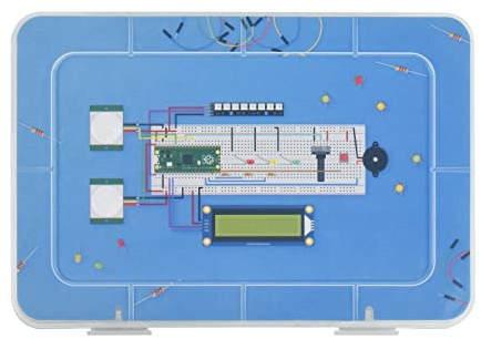 Waveshare Basic Kit Compatible with Raspberry Pi Pico,with Rich Tutorials and Resources Fast Getting Started with Raspberry Pi Pico MicroPython Programming
