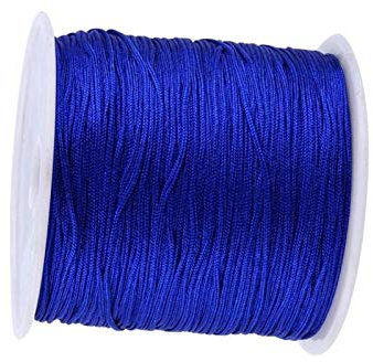 RENSHENKTO Craft - Corda elastica in nylon per perline, in tessuto elasticizzato, colore blu