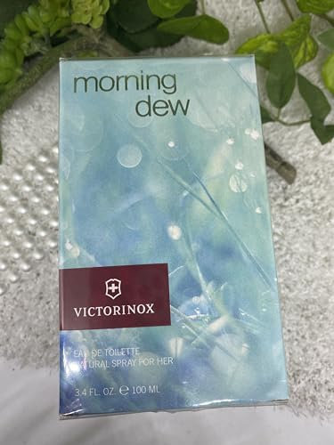 VICTORINOX Morning Dew Eau de Toilette für Damen, Parfüm mit Zitrone und Edelweiß, Aquatisch und frisch, 100 ml, V0000897