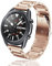 ToVioc 22mm Cinturino Compatibile con Samsung Galaxy Watch 3 45mm / Samsung Gear S3 Frontier, Cinturino di Ricambio Regolabile in Acciaio Inossidabile per TicWatch PRO 3 Ultra GPS - Oro Rosa