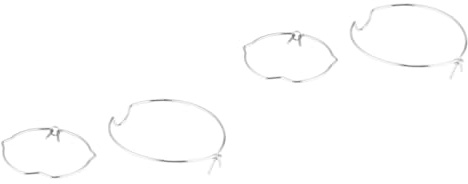 jojofuny 40pcs Circular Spring Ring Bulb Holders Set Led Halogen Clip for Recessed Spotlights Easy Install for Home Office Garage