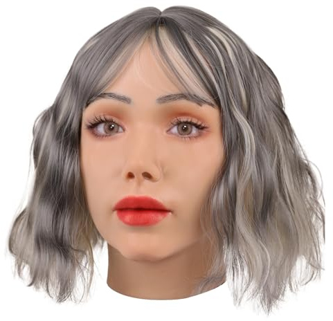 CRRCLSY Silicone Realistic Mask Female Full Face Can Make up Mask for Crossdresser Transgender (Begieg)