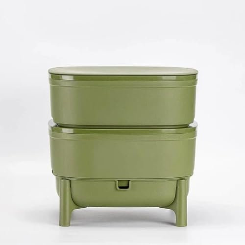 Wiggly Wigglers Worm Farm Worm Compost Bin Outdoor and Indoor Worm Farm Kit For Recycling Food Waste | Vermicomposting | Trays Wormery | Organic Fertiliser | Worm Tea (Green)