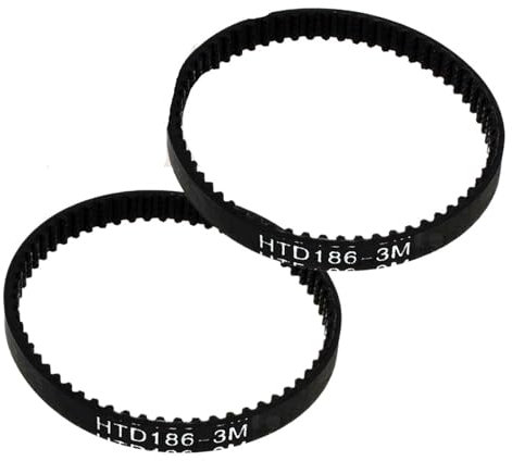 XEBRAD 2pcToothed Riemenantrieb, for Karcher FC3 FC5 Hartbodenstaubsauger Ersatz Roboter Kehrmaschine Ersatzteil Antriebsriemen für Staubsauger