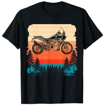 Adventure Rider Pan Edition Motorbike Offroad America Retro T-Shirt