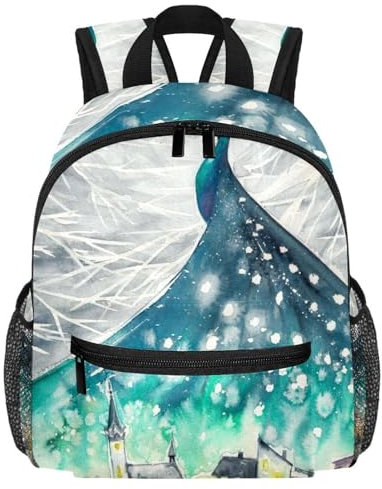 Süßer Kleinkind-Rucksack – Romantische moderne Kindertasche für Vorschule, Schule, Mädchen und kleine Kinder, Mehrfarbig 10, 25.4x10x30 CM/10x4x12 in