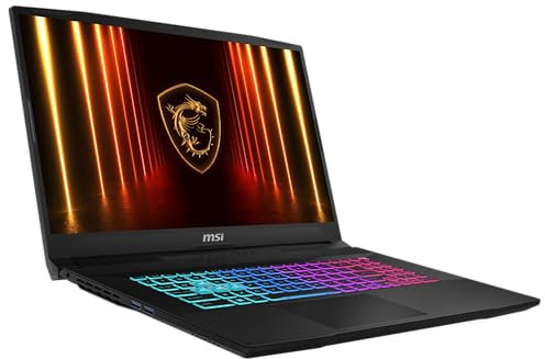 MSI Katana 17 HX, Gaming Laptop, 17,3 Zoll Full HD, Intel Core i7 14650HX, NVIDIA GeForce RTX 5070, 16 GB DDR5, 1 TB SSD, Windows 11 Home, QWERTZ Tastatur, Schwarz, B14WGK-060
