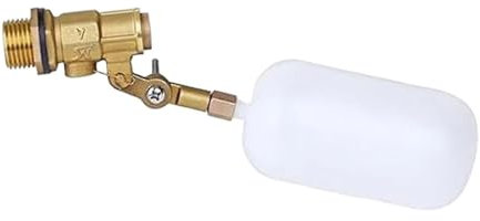 1/2 Vanne à Flotteur Automatique, Valve Contrôle Du Niveau D'eau En Acier Inoxydable 304, Robinet à Flotteur avec Bras Réglable, Robinet à Flotteur D'eau pour Réservoirs D'eau, Piscines, Tours D'eau