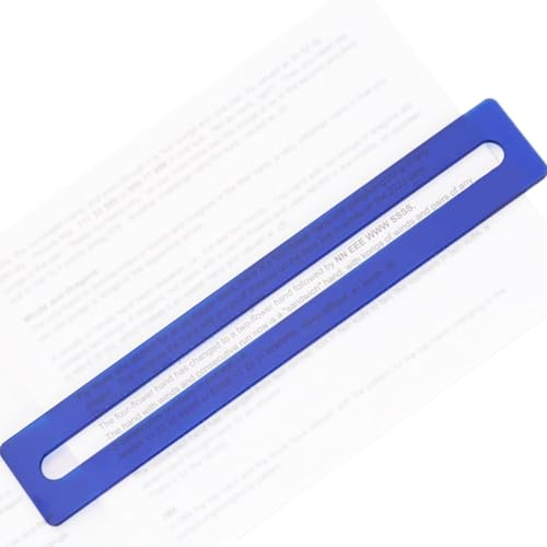 Lectura De Lectura Para Los - Guía Lineal, Ayuda Para Los Ojos | Herramienta De Superposición De Dislexia Para Estudiantes, Banda De Ayuda Visual Para El Aprendizaje En El Aula, Marcadores C