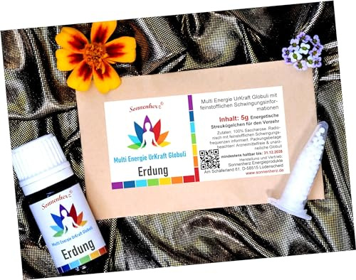 ERDUNG Bioenergetische, Energetische & feinstoffliche Globuli. Harmonie durch Schwingung von Sonnenherz. Im Premium Vorteils-Set