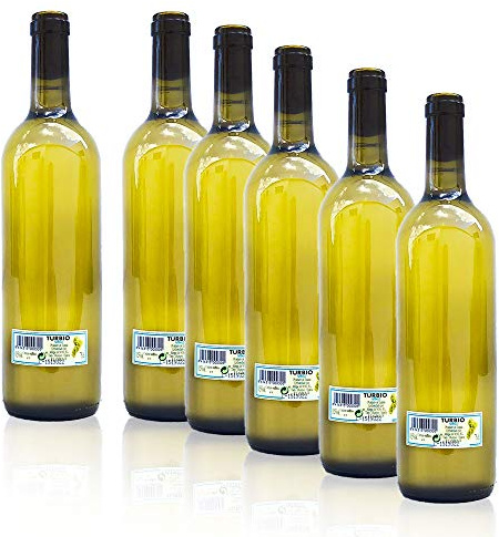 Vino blanco turbio gallego pack 6 botellas 75cl frescura auténtica joven y afrutado