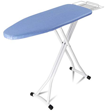 ironing board Planche À Repasser Pliante Support De Tube en Acier Audacieux Tissu Ignifuge Résistant Aux Hautes Températures Table De Repassage Domestique Hauteur Réglable avec des Centrales Vapeur