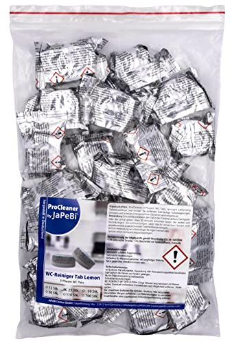 25 WC-Reinigungstabletten Reiniger-Tabs ProCleaner by JaPeBi, 25g, lemon