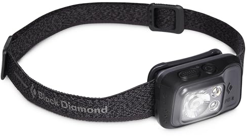BLACK DIAMOND Spot 400-R Rechargeable Headlamp | 400 Lumens, Dimmable | Micro-USB Charging | Waterproof & Compact | Camping, Hiking, Running | Graphite
